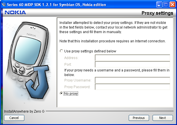 J2ME SDK Installation 5 - Registrierung 02