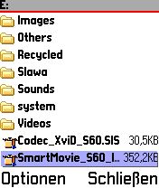 SmartMovie per FExplorer installieren