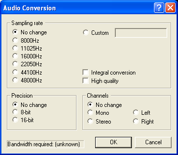 VirtualDub Audiostream konvertieren
